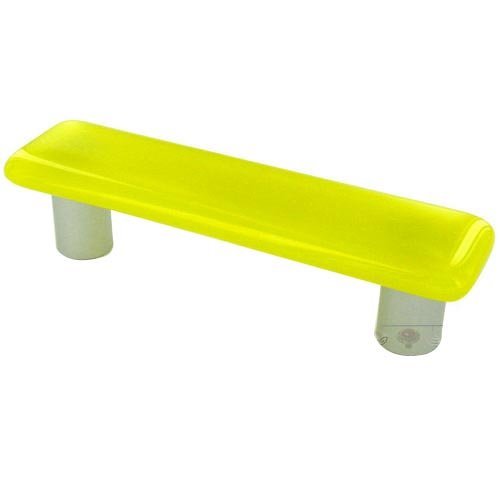 Hot Knobs 3" Centers Handle in Canary Yellow with Black base