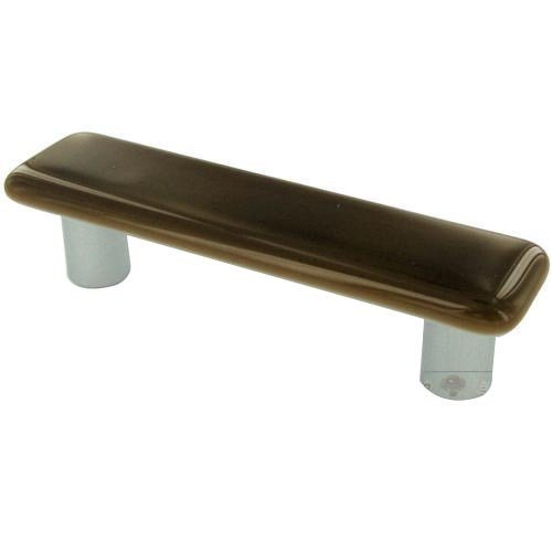 Hot Knobs 3" Centers Handle in Tan with Aluminum base