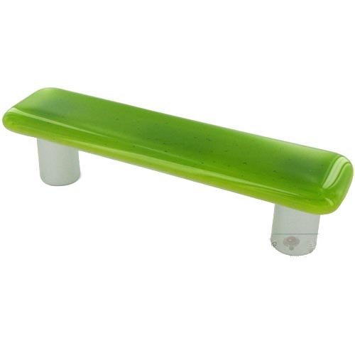 Hot Knobs 3" Centers Handle in Spring Green with Aluminum base