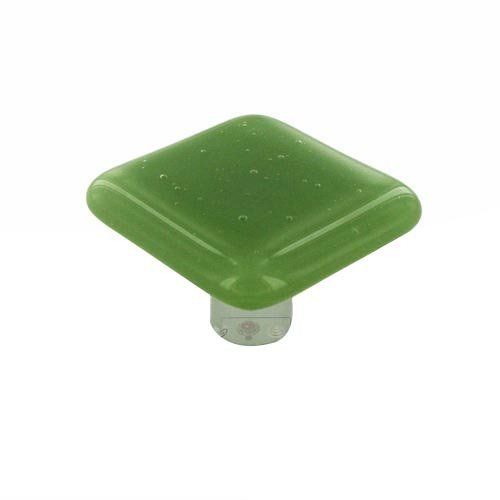 Hot Knobs 1 1/2" Knob in Olive Green with Aluminum base