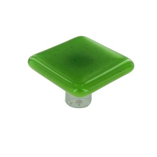 Hot Knobs 1 1/2" Knob in Light Green with Aluminum base
