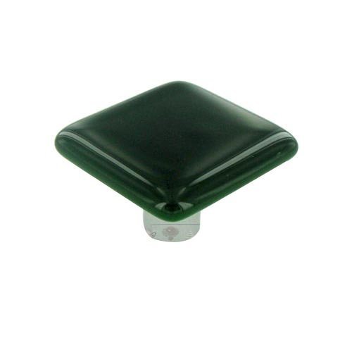 Hot Knobs 1 1/2" Knob in Kelly Green with Black base