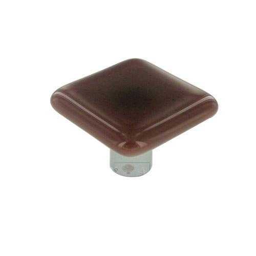Hot Knobs 1 1/2" Knob in Light Plum with Aluminum base