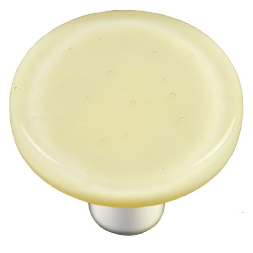 Hot Knobs 1 1/2" Diameter Knob in French Vanilla with Black base