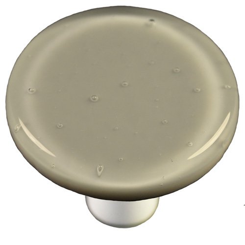 Hot Knobs 1 1/2" Diameter Knob in Deco Gray with Aluminum base