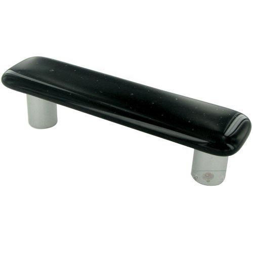 Hot Knobs 3" Centers Handle in Black with Aluminum base