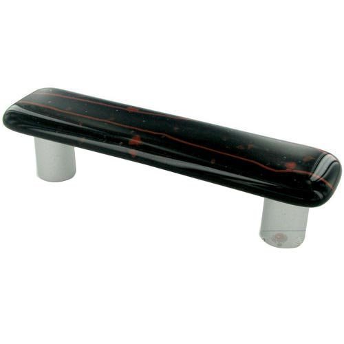 Hot Knobs 3" Centers Handle in Red & Black with Black base