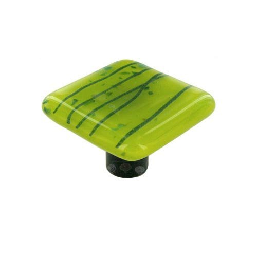 Hot Knobs 1 1/2" Knob in Green & Spring Green with Aluminum base
