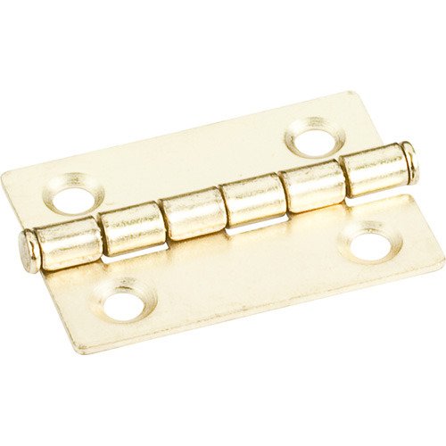 Hardware Resources 1-1/2" x 1-1/16" Butt Hinge in Polished Brass