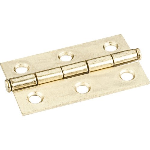 Hardware Resources 2-1/2" x 1-1/2" Swaged Butt Hinge in Polished Brass