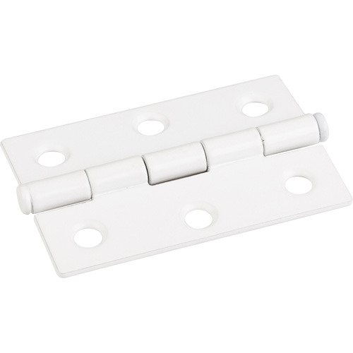 Hardware Resources 2-1/2" x 1-11/16" Butt Hinge in Bright White
