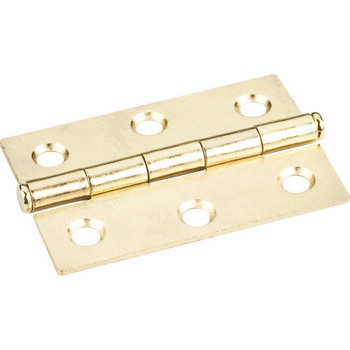 Hardware Resources 2-1/2" x 1-11/16" Butt Hinge in Polished Brass
