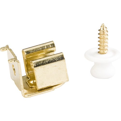 Hardware Resources Button Catch in Polished Brass