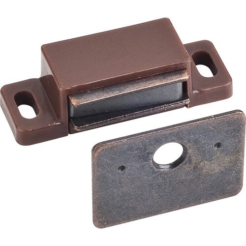 Hardware Resources Single Magnetic Catch in Brown