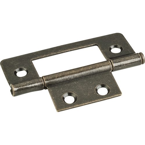 Hardware Resources 4 Hole 3" Loose Pin Non-mortise Hinge in Brushed Antique Brass