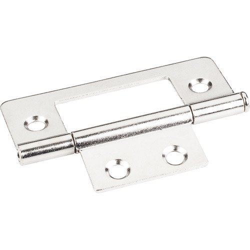 Hardware Resources 4 Hole 3" Loose Pin Non-mortise Hinge in Bright Nickel