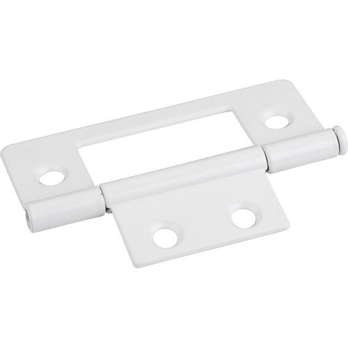 Hardware Resources 4 Hole 3" Loose Pin Non-mortise Hinge in White