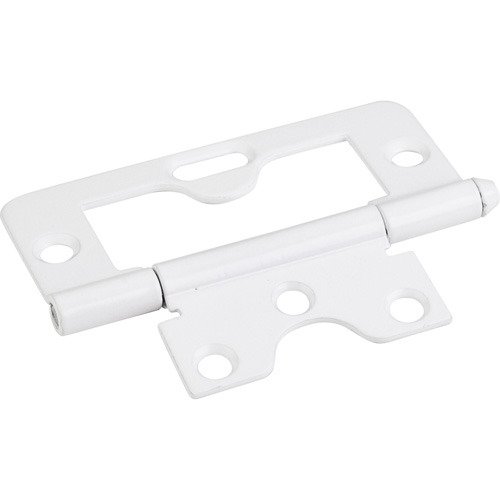 Hardware Resources 3" Swaged Loose Pin Non-mortise Hinge in Bright White