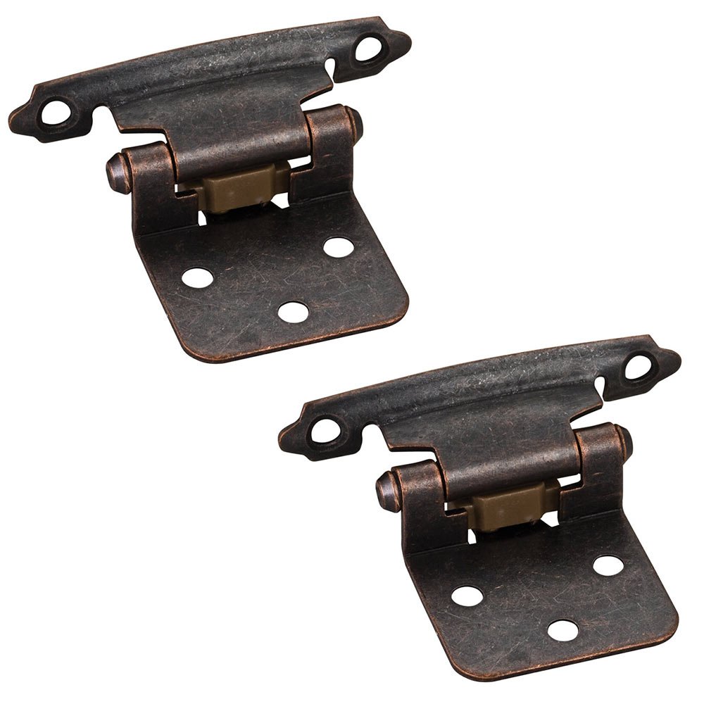 Hardware Resources Flush Hinge 1Pair in Brushed Oil Rubbed Bronze (PAIR)