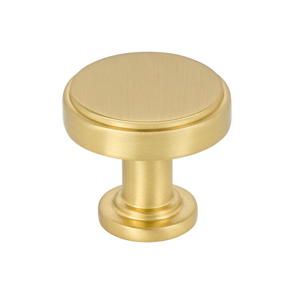 Jeffrey Alexander 1-1/4" Diameter Knob in Brushed Gold