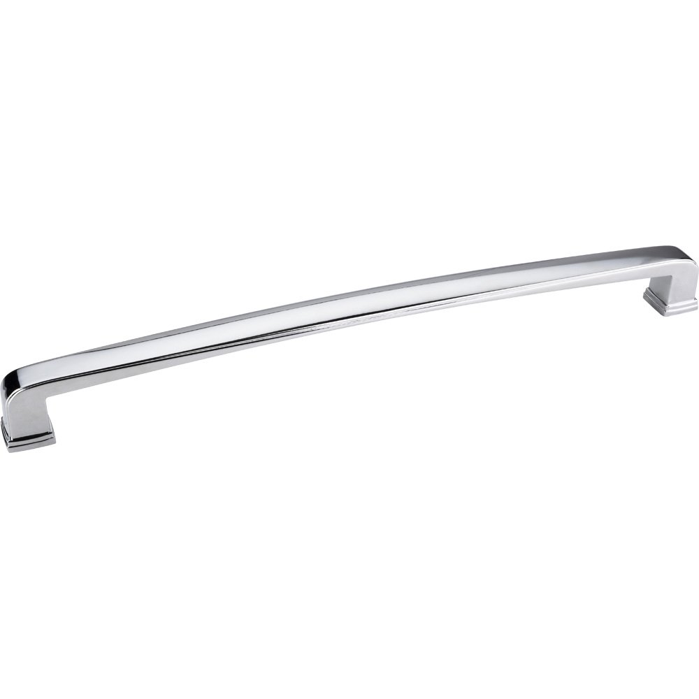 Jeffrey Alexander 12" Centers Plain Square Appliance Pull in Polished Chrome