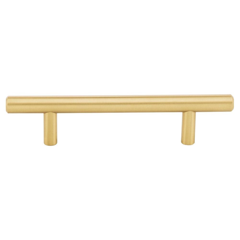Elements Hardware 3 3/4" Centers Cabinet Pull in Brushed Gold