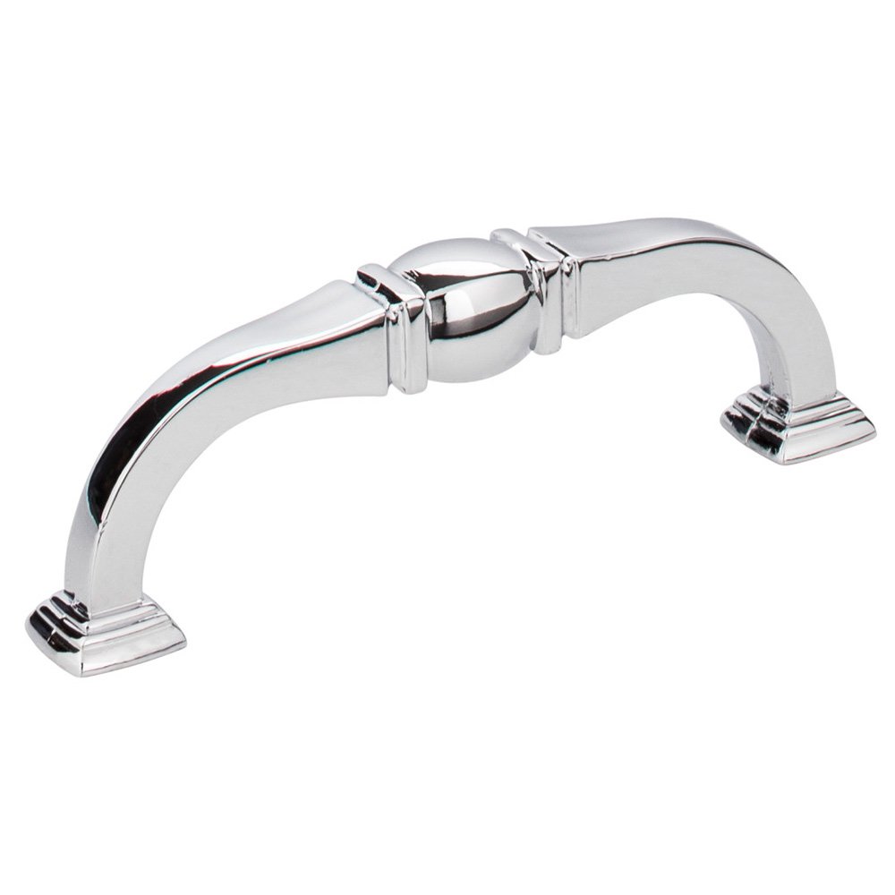 Jeffrey Alexander 4 3/8" Overall Length Cabinet Pull in Polished Chrome