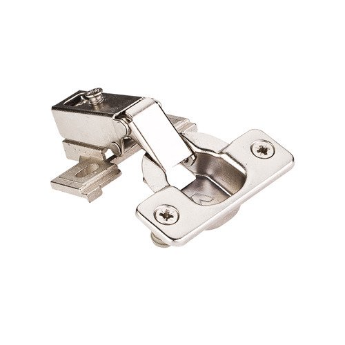 Hardware Resources 6-way Cam- Adjustable 125-Degree Face-Frame Hinge 1/2" Overlay With Dowels in Nickel