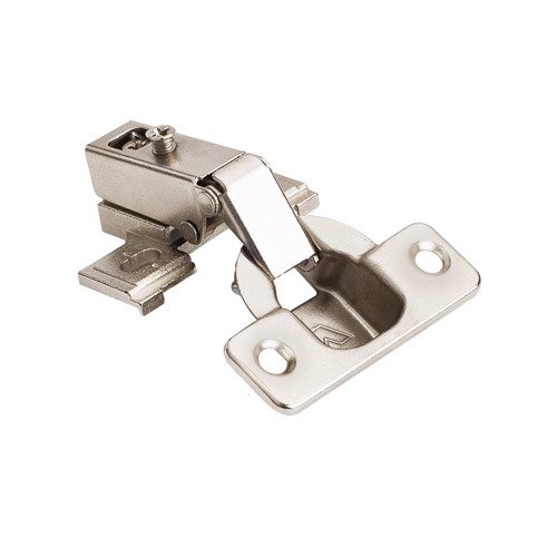 Hardware Resources 6-way Cam- Adjustable 125-Degree Face-Frame Hinge 1/2" Overlay Without Dowels in Nickel
