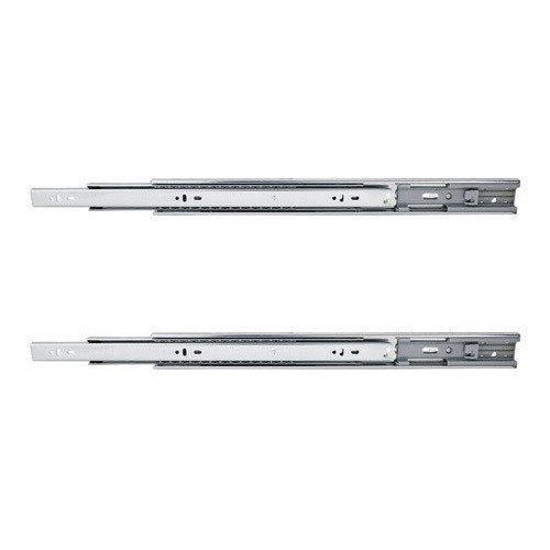 Hardware Resources 14" Full Extension Soft Close Ball Bearing Slide Pair in Zinc