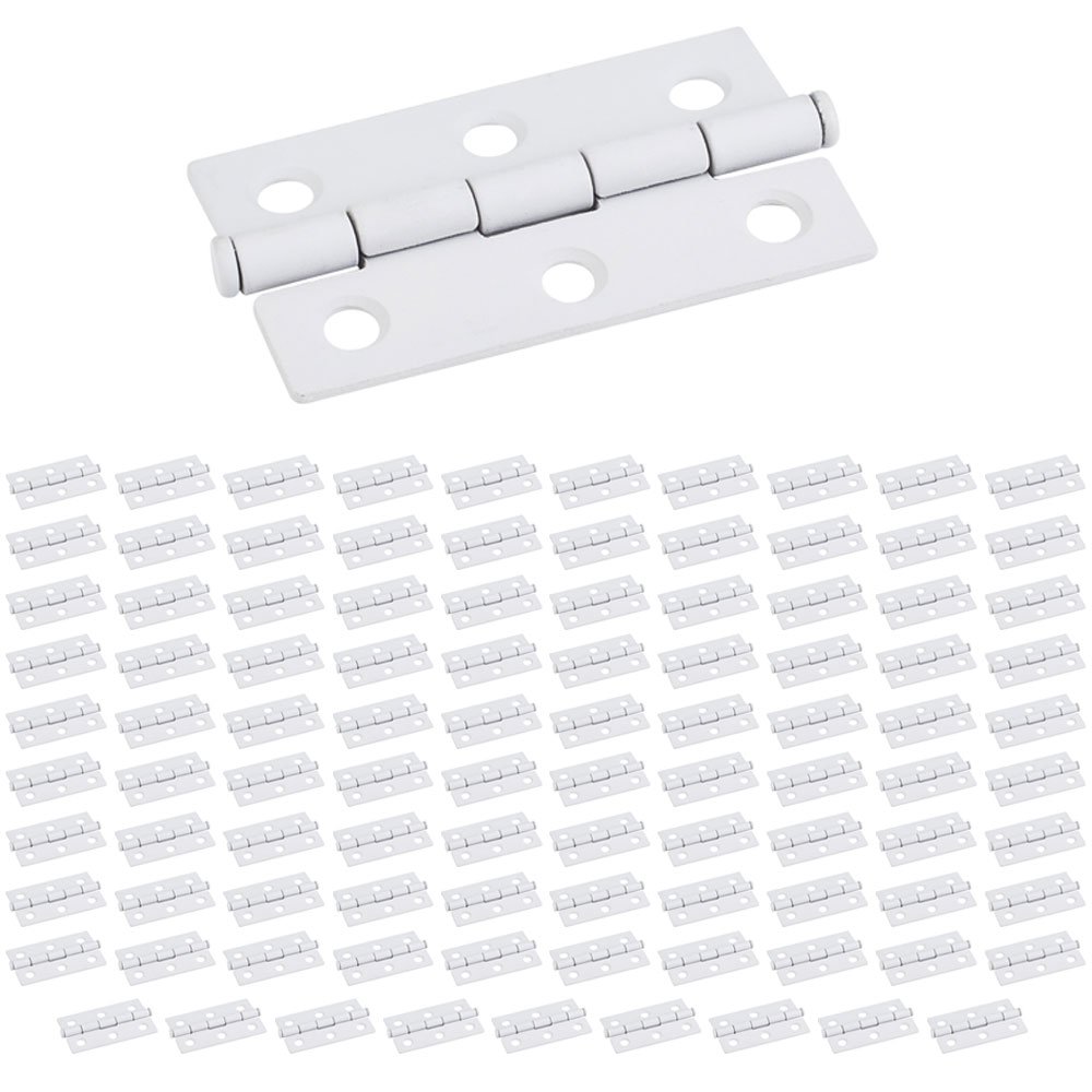 Hardware Resources (100 PACK) 2-1/2" x 1-1/2" Swaged Butt Hinge in Prime Coat