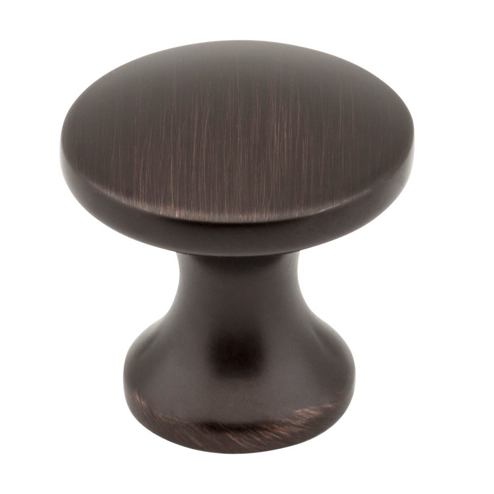 Elements Hardware 1" Round Knob in Brushed Oil Rubbed Bronze
