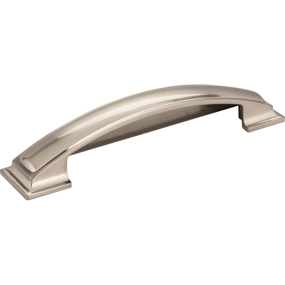 Jeffrey Alexander 128mm Centers Pillow Cup Cabinet Pull in Satin Nickel
