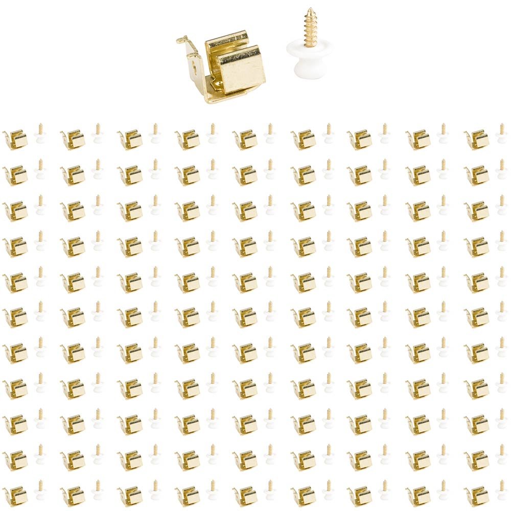 Hardware Resources (100 PACK) Button Catch in Polished Brass
