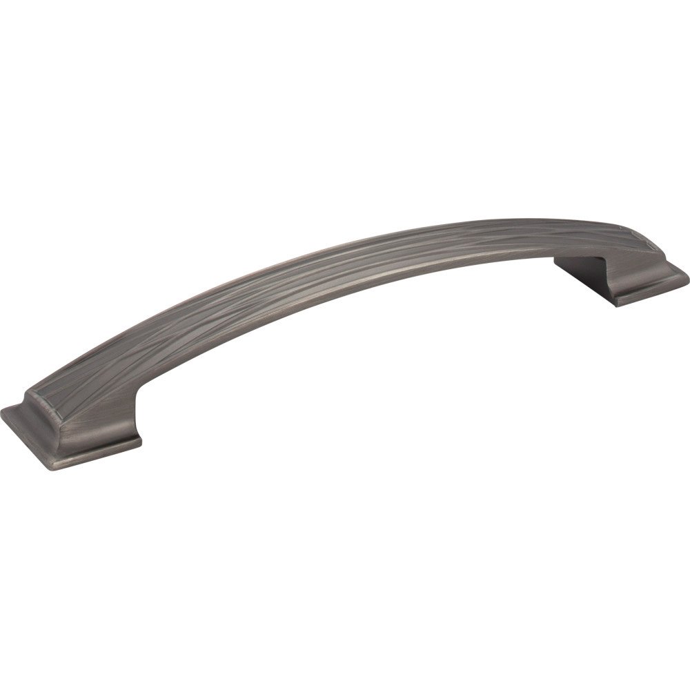 Jeffrey Alexander 160mm Centers Lined Cabinet Pull in Brushed Pewter