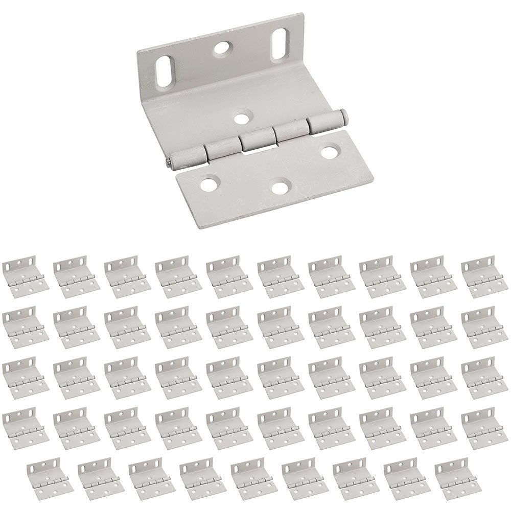 Hardware Resources (50 PACK) 2-1/2" Wrap Around with Large Slotted Holes in Prime Coat