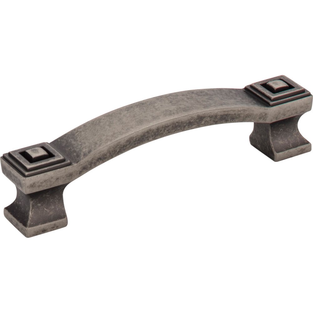 Jeffrey Alexander 3 3/4" Centers Pull in Distressed Pewter