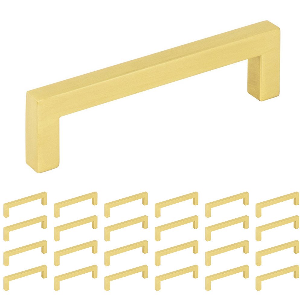 Elements Hardware 25 Pack of 3 3/4" Centers Cabinet Pull in Brushed Gold