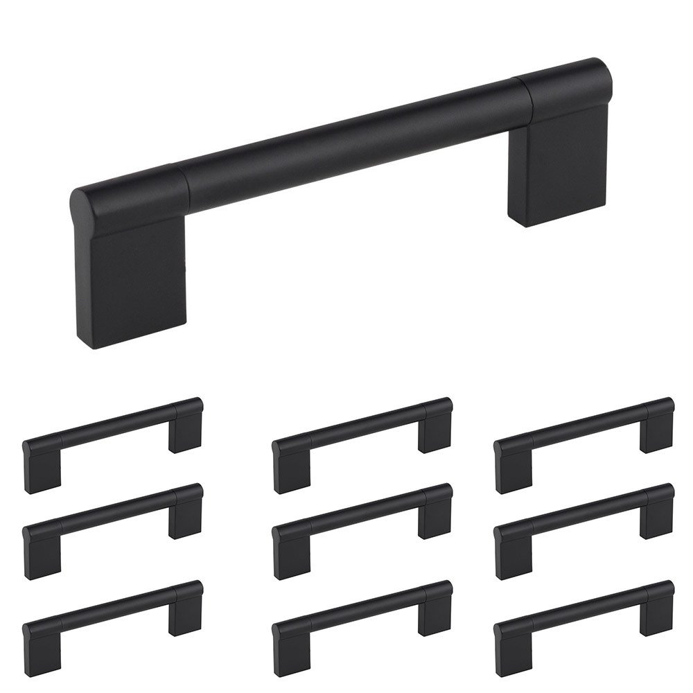 Elements Hardware 10 Pack of 5" Centers Handle in Matte Black