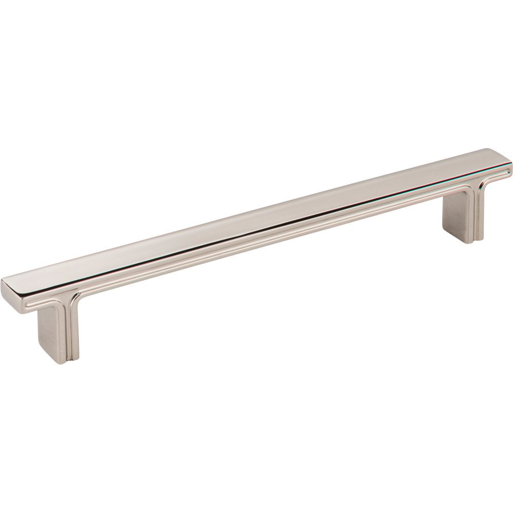 Jeffrey Alexander 7 5/8" Overall Length Rectangle Cabinet Pull in Polished Nickel
