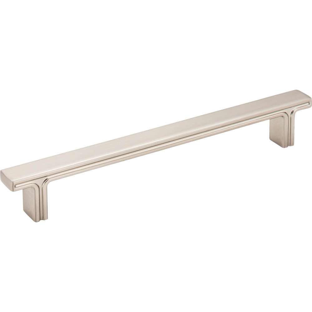 Jeffrey Alexander 7 5/8" Overall Length Rectangle Cabinet Pull in Satin Nickel