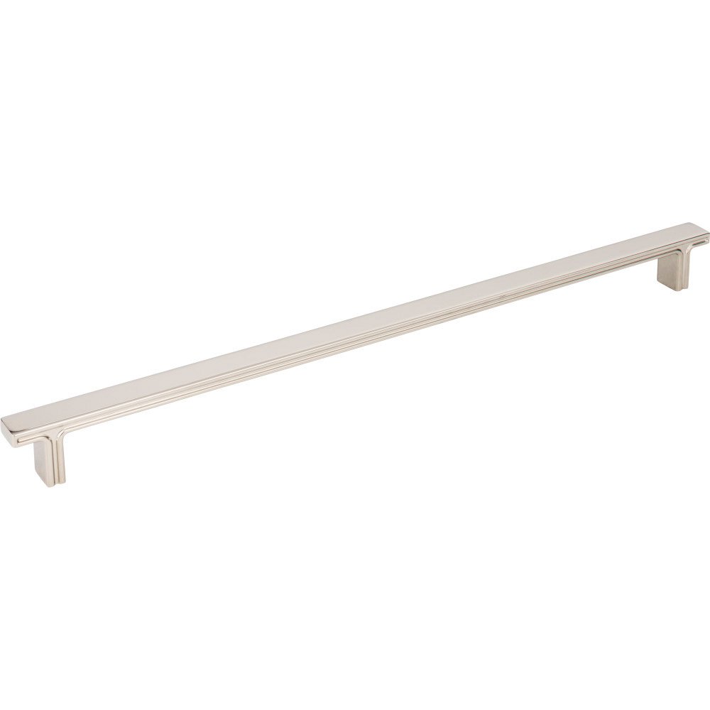 Jeffrey Alexander 13 15/16" Overall Length Rectangle Cabinet Pull in Polished Nickel