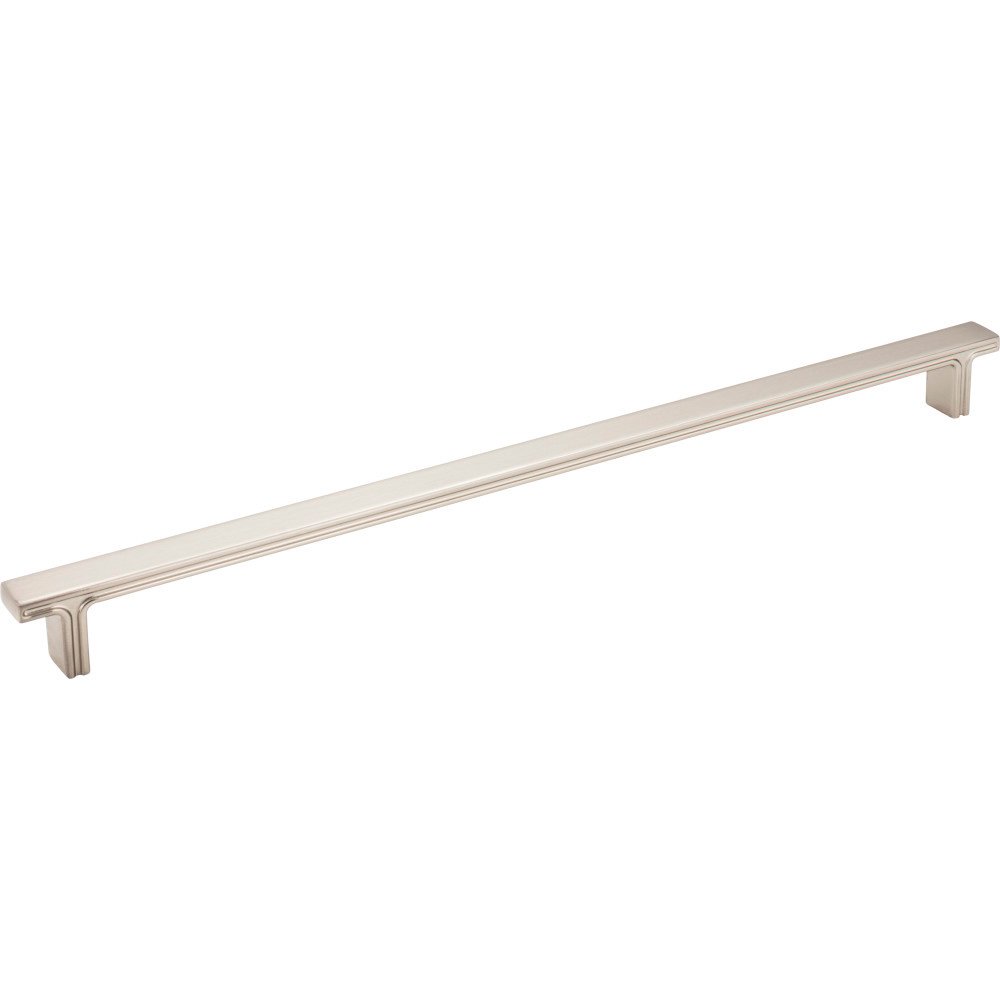 Jeffrey Alexander 13 15/16" Overall Length Rectangle Cabinet Pull in Satin Nickel