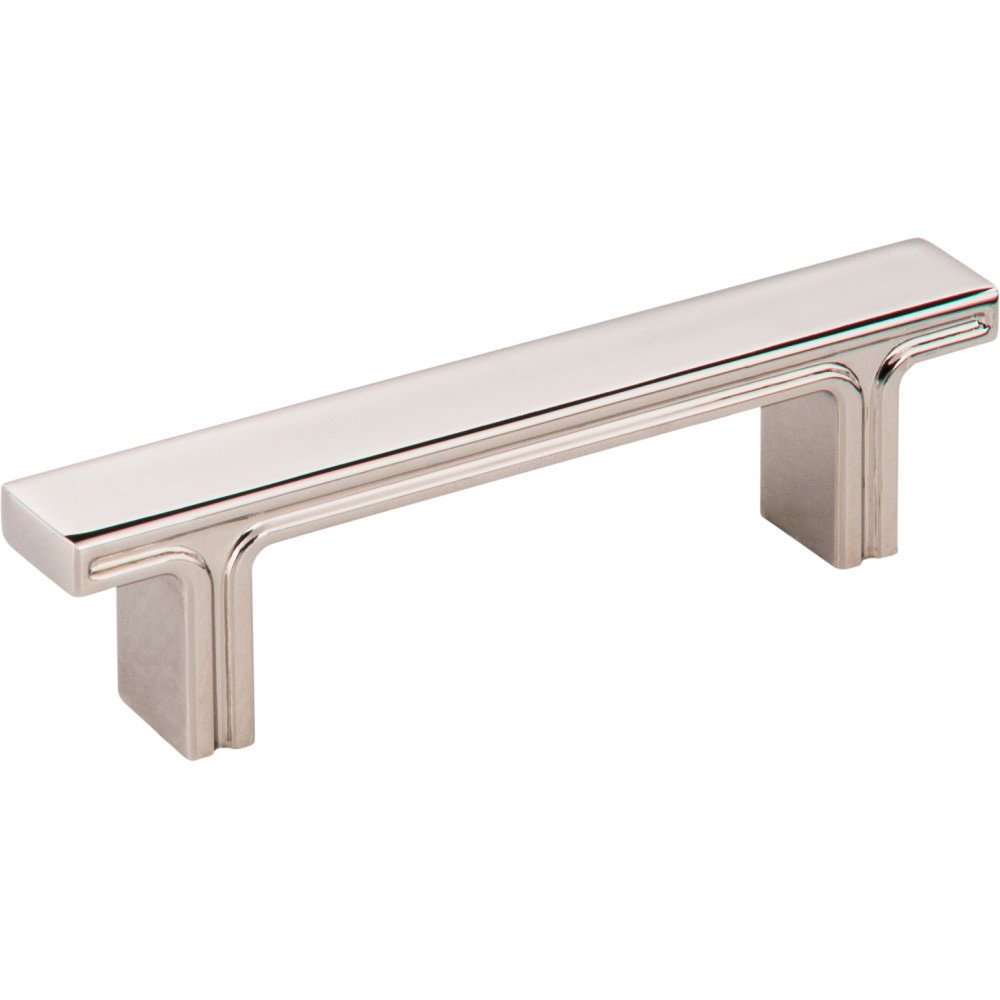Jeffrey Alexander 4 5/16" Overall Length Rectangle Cabinet Pull in Polished Nickel