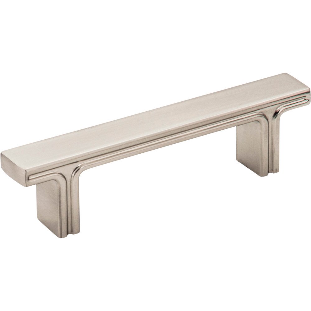 Jeffrey Alexander 4 5/16" Overall Length Rectangle Cabinet Pull in Satin Nickel