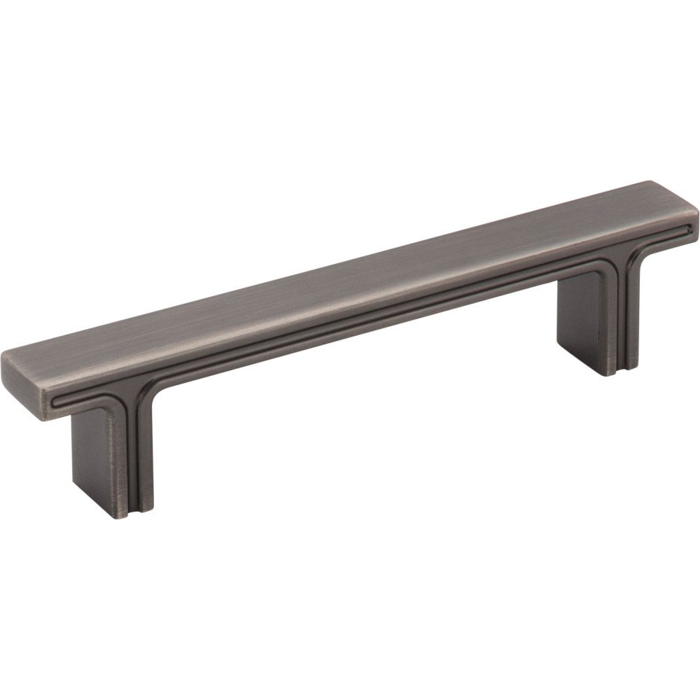 Jeffrey Alexander 5 1/8" Overall Length Rectangle Cabinet Pull in Brushed Pewter