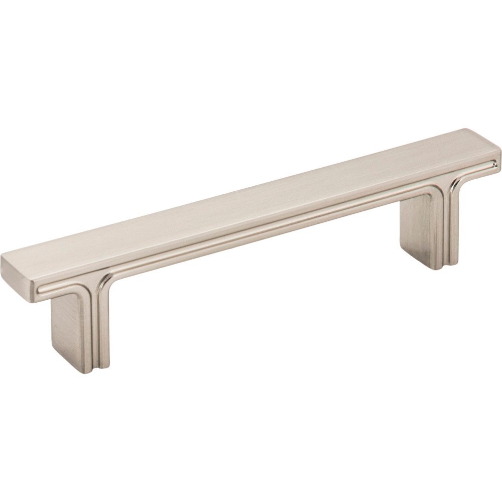 Jeffrey Alexander 5 1/8" Overall Length Rectangle Cabinet Pull in Satin Nickel