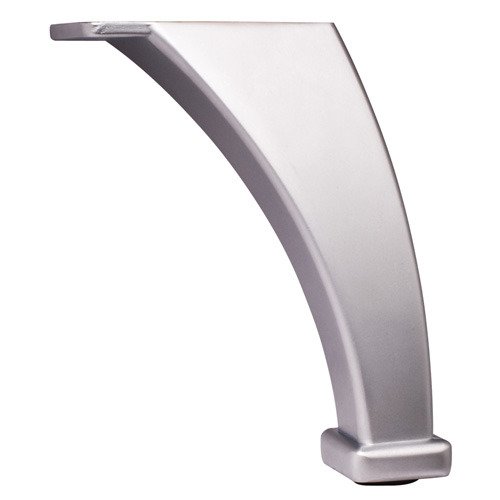 Hardware Resources Squared Furniture Leg in Brushed Chrome