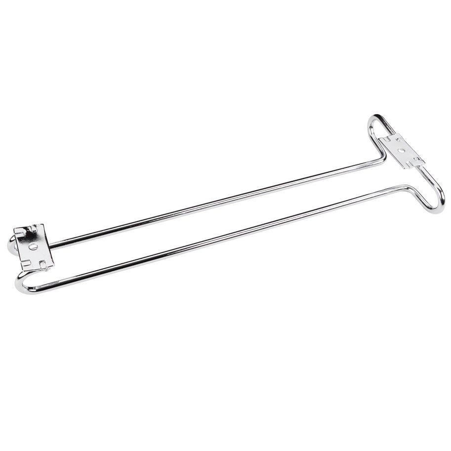Hardware Resources 11-7/16" x 1" x 1-3/8" Stem Glass Holder in Polished Chrome