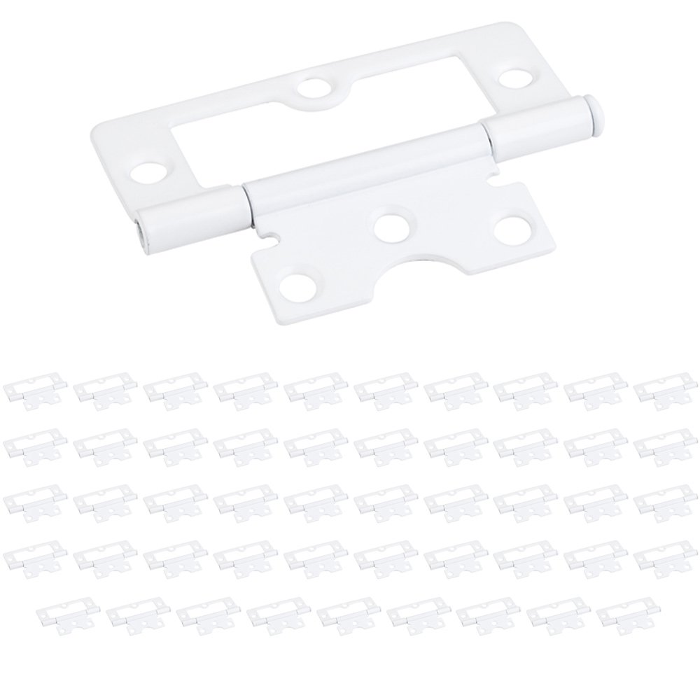 Hardware Resources (50 PACK) 3" Swaged Loose Pin Non-mortise Hinge in White